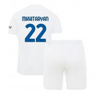 Inter Milan Henrikh Mkhitaryan #22 Bortadräkt Barn 2023-24 Kortärmad (+ Korta byxor)